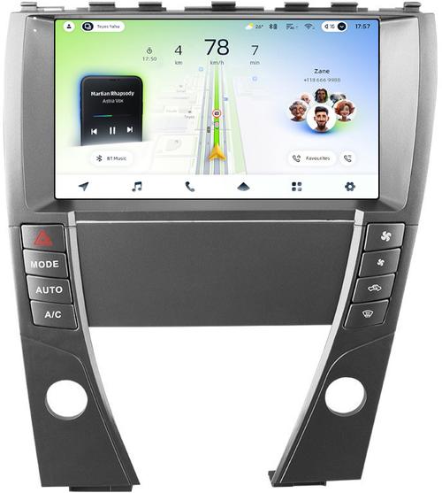Магнитола для Lexus ES350 XV40 2009-2012 (ШГУ цветной, проводка C) - Teyes CC4L монитор 9" IPS, Android 14, Быстрая, Snapdragon 662, CarPlay, 4G SIM-слот