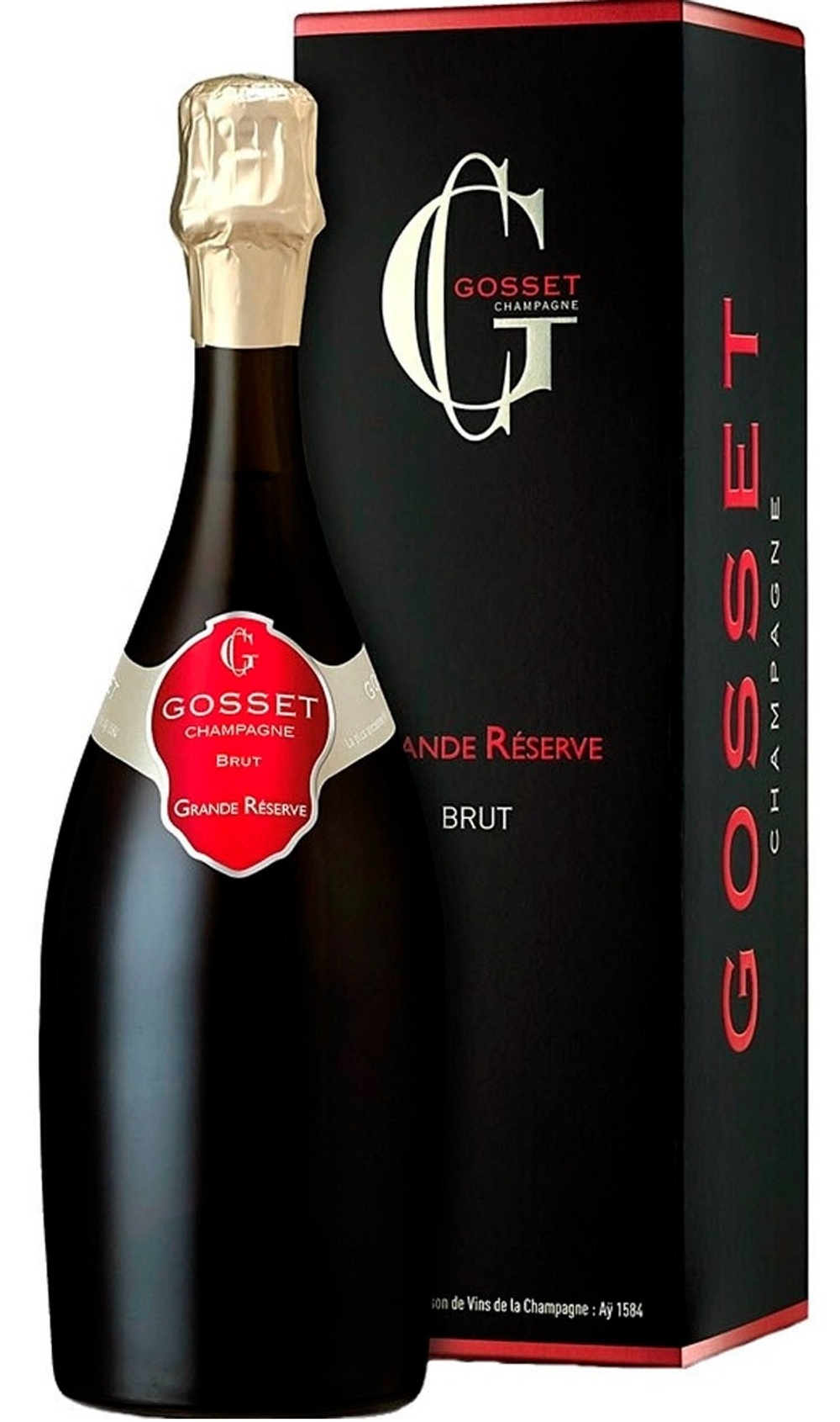Шампанское Gosset Brut Grande Reserve 0,75 л. В подарочной коробке