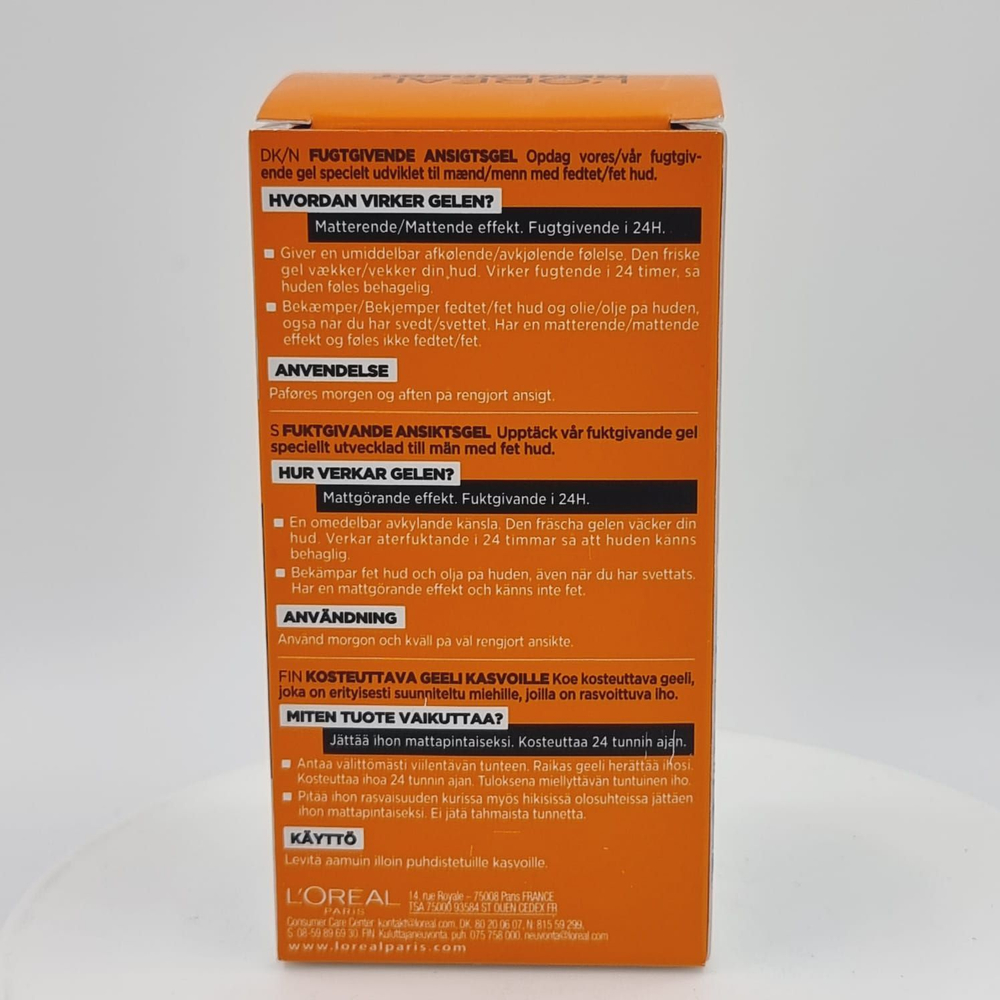 Увлажняющий гель L'Oral Men Hydra Energetic 50 мл (Франция)