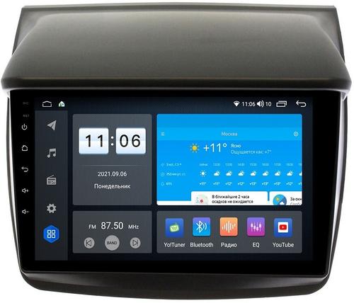 Магнитола для Mitsubishi L200, Pajero Sport 2006-2016 - AK334R9-MTK-LTE Android 10, SIM-слот
