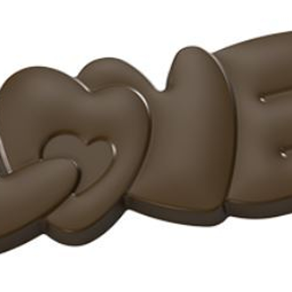 802 | Форма для шоколадных плиток "Love" (275*175 мм)