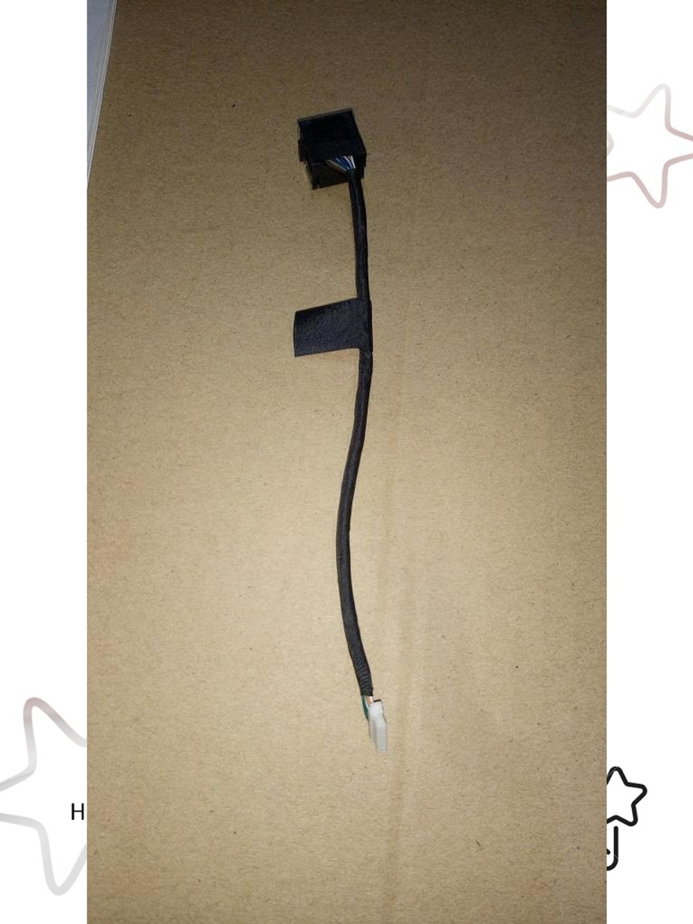 Сетевой разъём RJ45 с кабелем для ноутбука Lenovo E10-30 (90205457), оригинал
