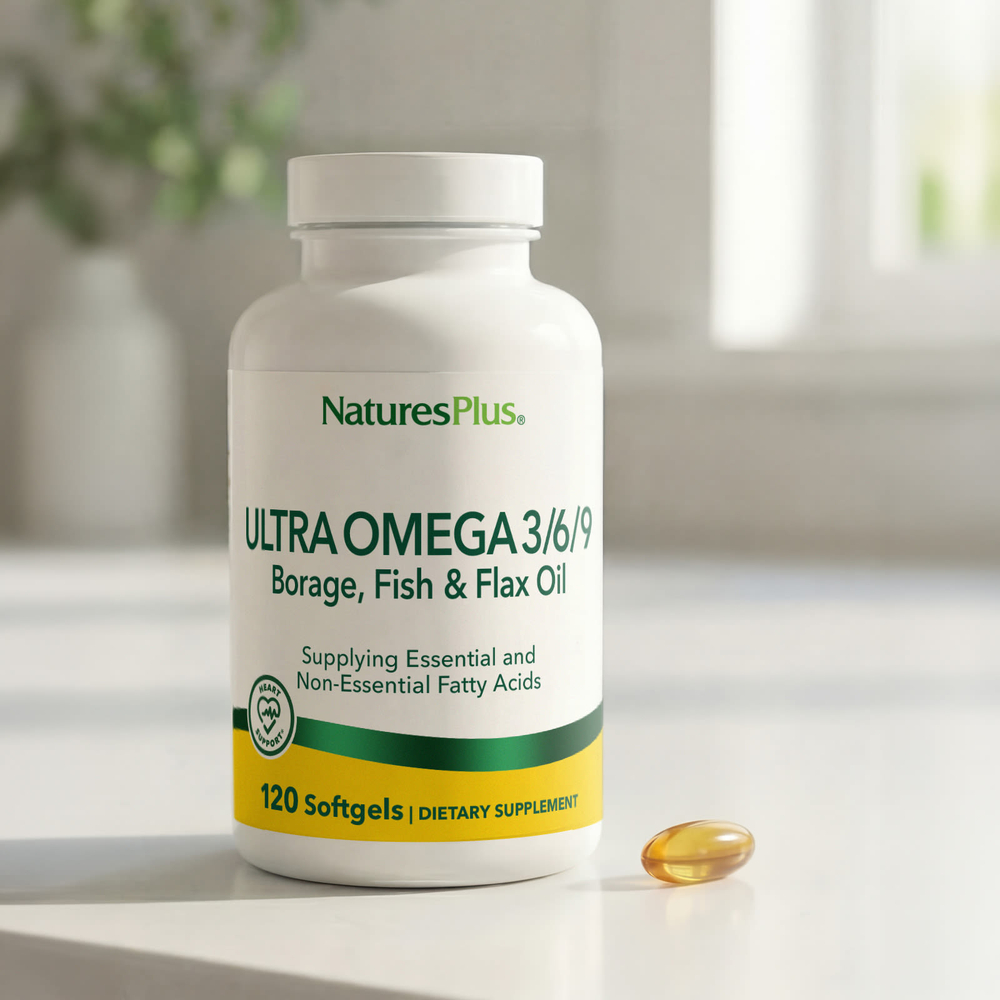 NaturesPlus, Ультра омега 3/6/9, 120 капсул