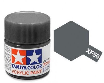 XF-56 Краска Tamiya, Серый Металлик Матовый (Metallic Grey), акрил 10мл