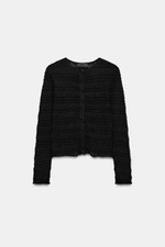 ФАКТУРНЫЙ КАРДИГАН — ZARA