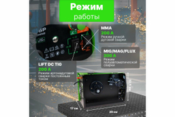 Полуавтомат сварочный DGM MIG-205P 6,5кВт 20-200А MIG MAG MMA FLUX (MIG-205P)