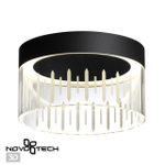 359004 OVER NT23 000 черный Накладной светодиодный светильник IP20 LED 4000K 18W 85-265V AURA