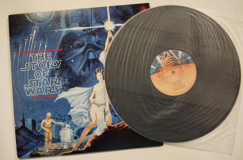 Винтажная виниловая пластинка LP The London Symphony Orchestra The Story Of Star Wars (Japanese Version) (No Obi) (Japan 1978)