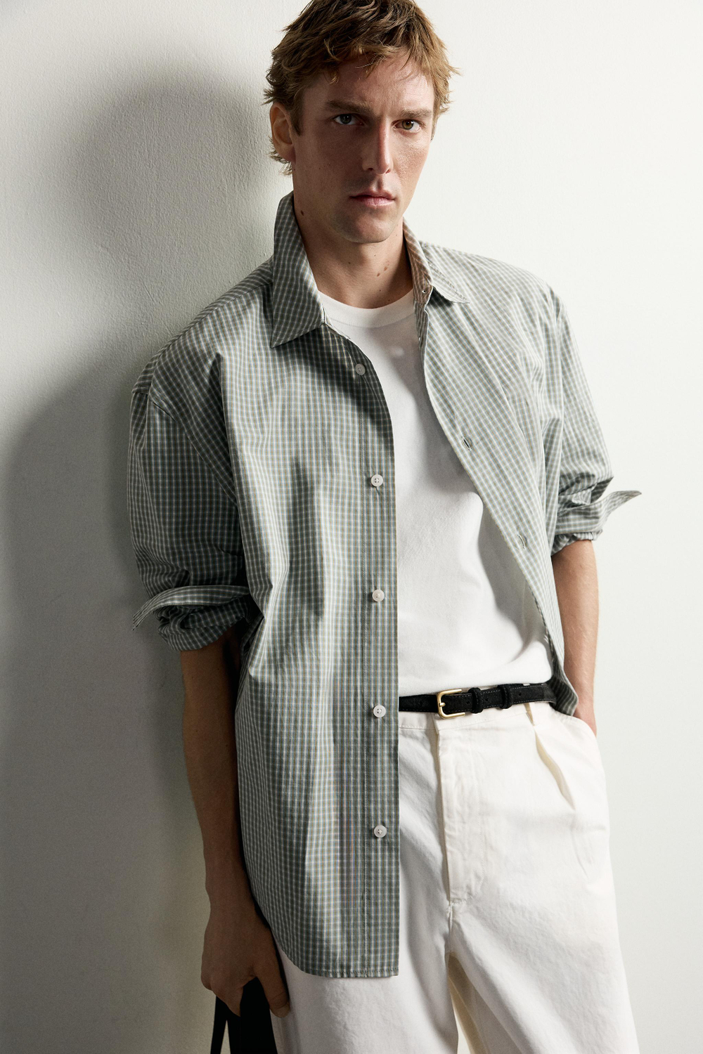 РУБАШКА RELAXED FIT В КЛЕТКУ — ZARA · 0794/105