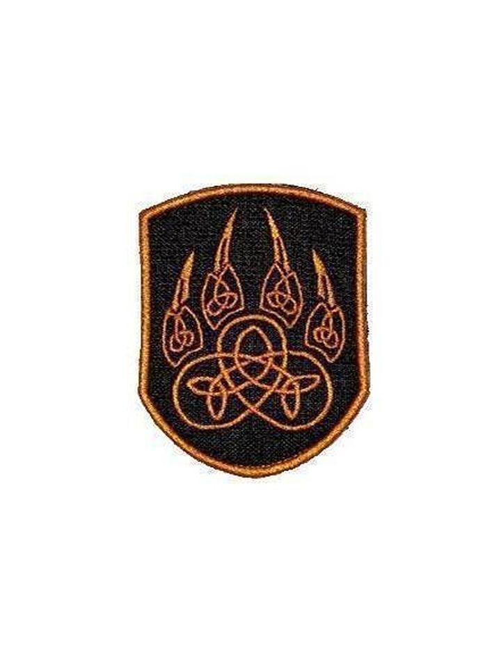Патч лапа Велеса золото