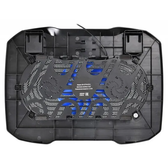 Подставка для ноутбука Buro BU-LCP156-B114 15.6" 1xUSB 1x 140ммFAN черная