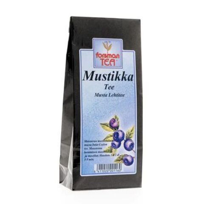 Чай черный FORSMAN "Mustikka Tee" с черникой 60 г (из Финляндии)