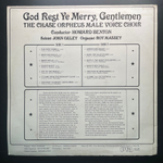 Chase Orpheus Male Voice Choir ‎– God Rest Ye Merry, Gentlemen (Англия 1978г.)