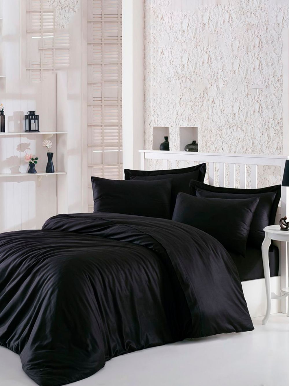 Комплект наволочек 2шт Milky Garden "Black" 50х70 см