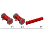 Подвижная платформа 23x13x10.5 см для конструктора 5"