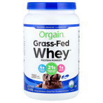 Orgain, Grass-Fed Whey™, протеиновый порошок, сливочная шоколадная помадка, 828 г (1,82 фунта)