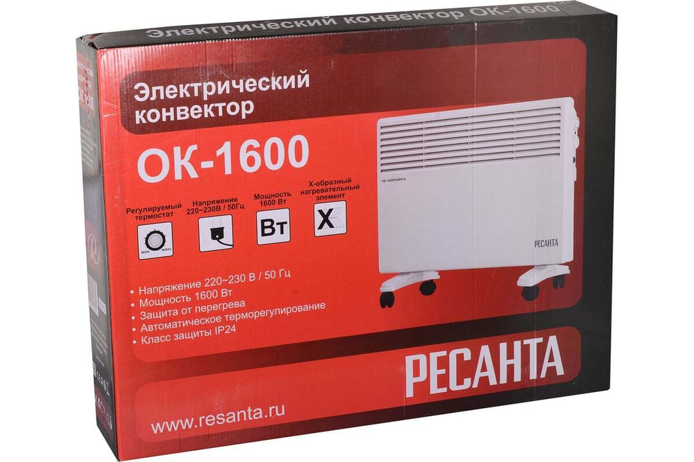 Конвектор электрический Ресанта ОК 1600 67/4/2