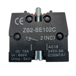 Дополнительный контакт закрытый ZB2-BE102C - 1НЗ / 1NC