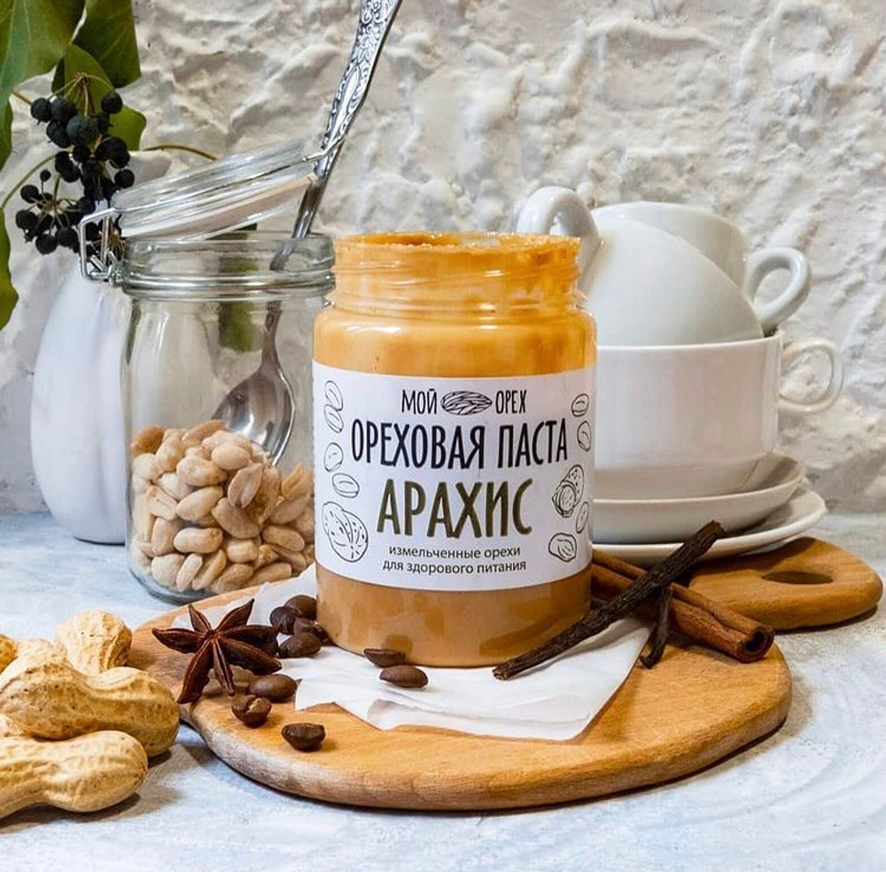 Паста ореховая Арахисовая МОЙ ОРЕХ 300гр, 1 шт