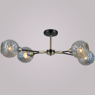 IL0253-4CSQ-79 BK AB светильник потолочный ILLUMICO, E14х4