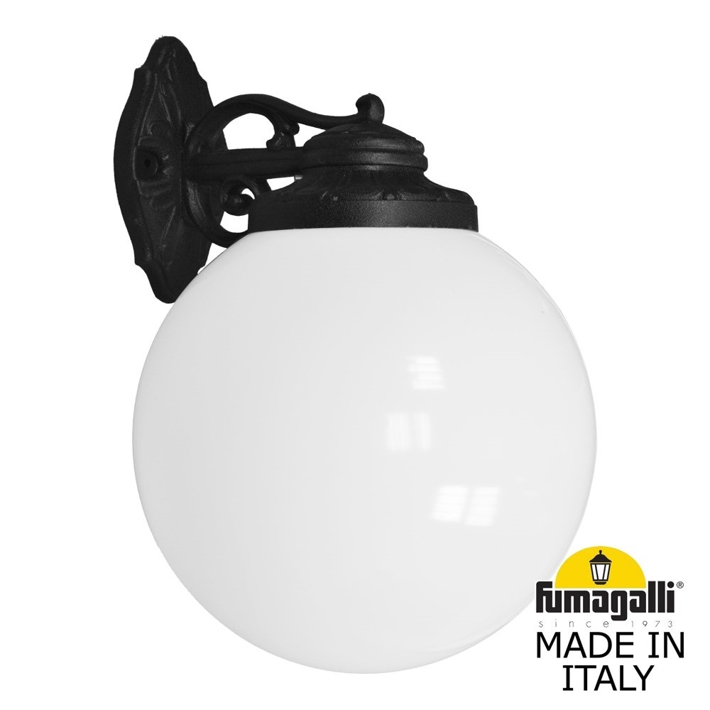 Уличный настенный светильник Fumagalli GLOBE 300 G30.131.000.AYF1RDN