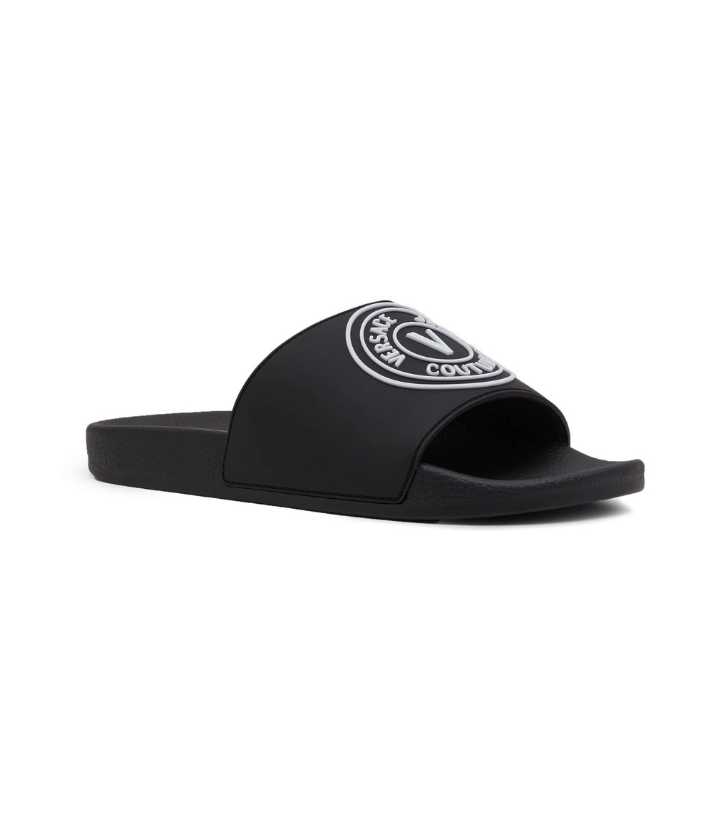 Шлепанцы Versace Jeans Couture - черный(75YA3SQ3ZS192)