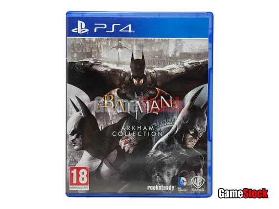 PS4 Batman Arkham Collection (Б/У, Русские субтитры, CUSA-00135; CUSA-04607)