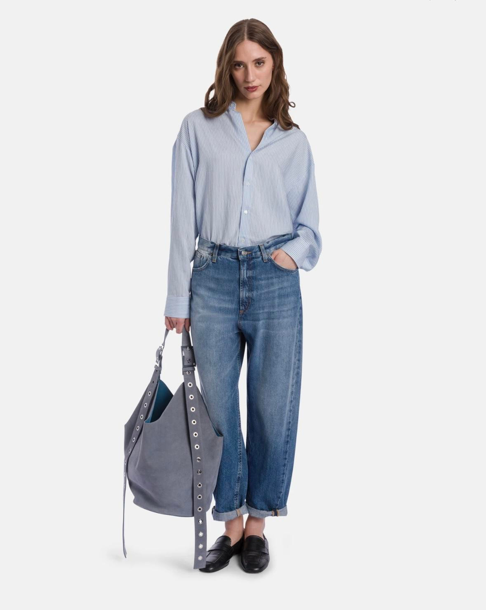 Джинсы DonDup 784 голубые
