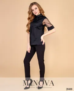 Блуза 4099-черный Minova