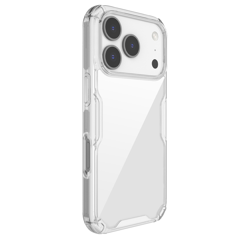 Усиленный прозрачный чехол для смартфона iPhone 17 Pro, серия Nature TPU Pro от Nillkin