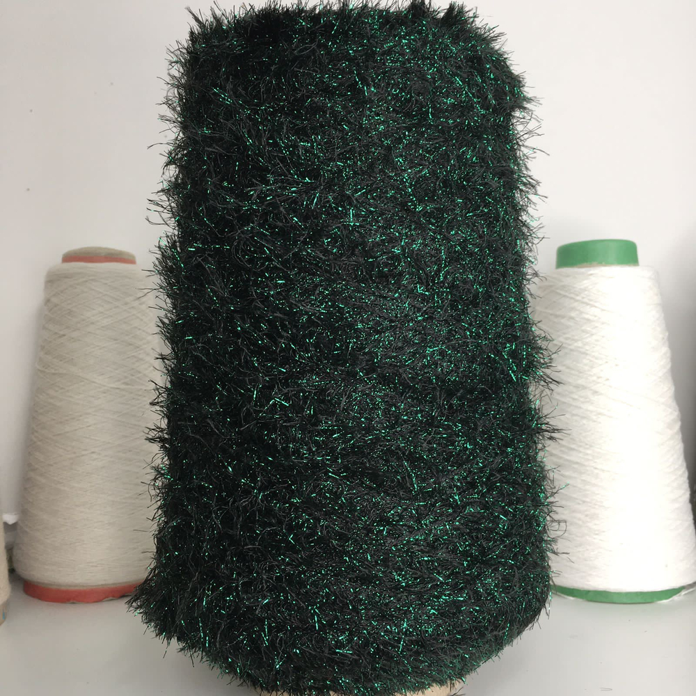 IPNOTICO - Lineapiu'; фибра, люрекс; 240м/100гр; col.А9854 VERDE SC.; S719 MP