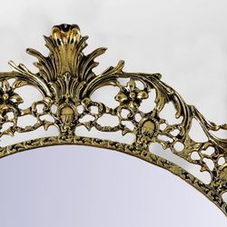 Bello De Bronze Зеркало Коро Ду Рей в раме, золото