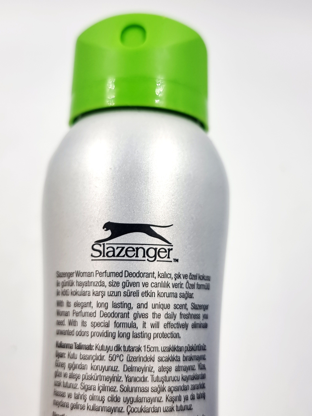 Дезодорант-спрей парфюмированный для женщин Slazenger зеленый, 150 мл (Турция)