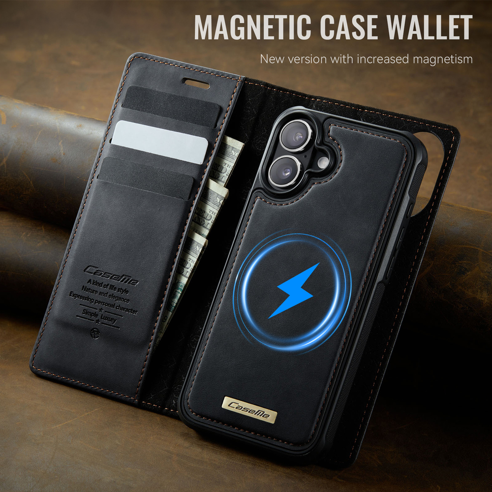 Чехол-кошелек CaseMe 2 in 1 MagSafe iPhone 16+
