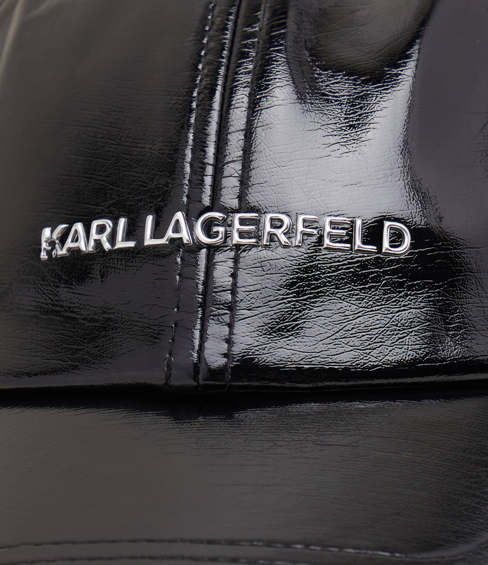 Кепка k/essential vinyl Karl Lagerfeld - черный(240W3412)
