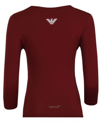 Женская теннисная футболка с длинным рукавом EA7 Woman Jersey