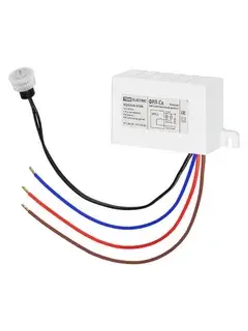 Фотореле ФРЛ-Ск 5-50лк 10А IP44 (скрытая уст., с датчиком IP44), TDM SQ0324-0106
