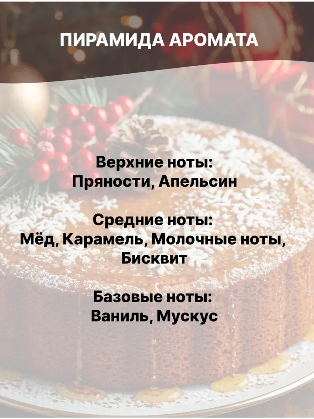 Отдушка Новогодний медовик 50 гр