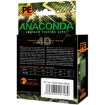 Плетеный шнур для рыбалки AQUA PE Ultra ANACONDA CAMO Jungle 135m 0.20mm. Товар уцененный