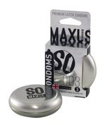 Презервативы MAXUS 003 №3 в железном кейсе, экстремально тонкие, 3 шт