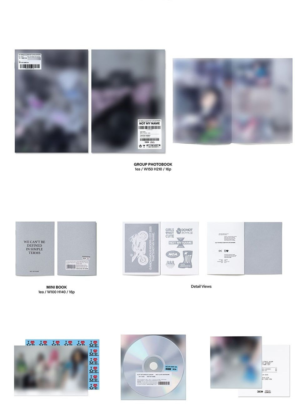Альбом ILLIT - NOT CUTE ANYMORE 1st Single Album 2 Version SET