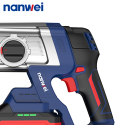 Перфоратор аккумуляторный Nanwei NW-H8261-4, 20V, SDS-Plus, 2 АКБ 4 Ач