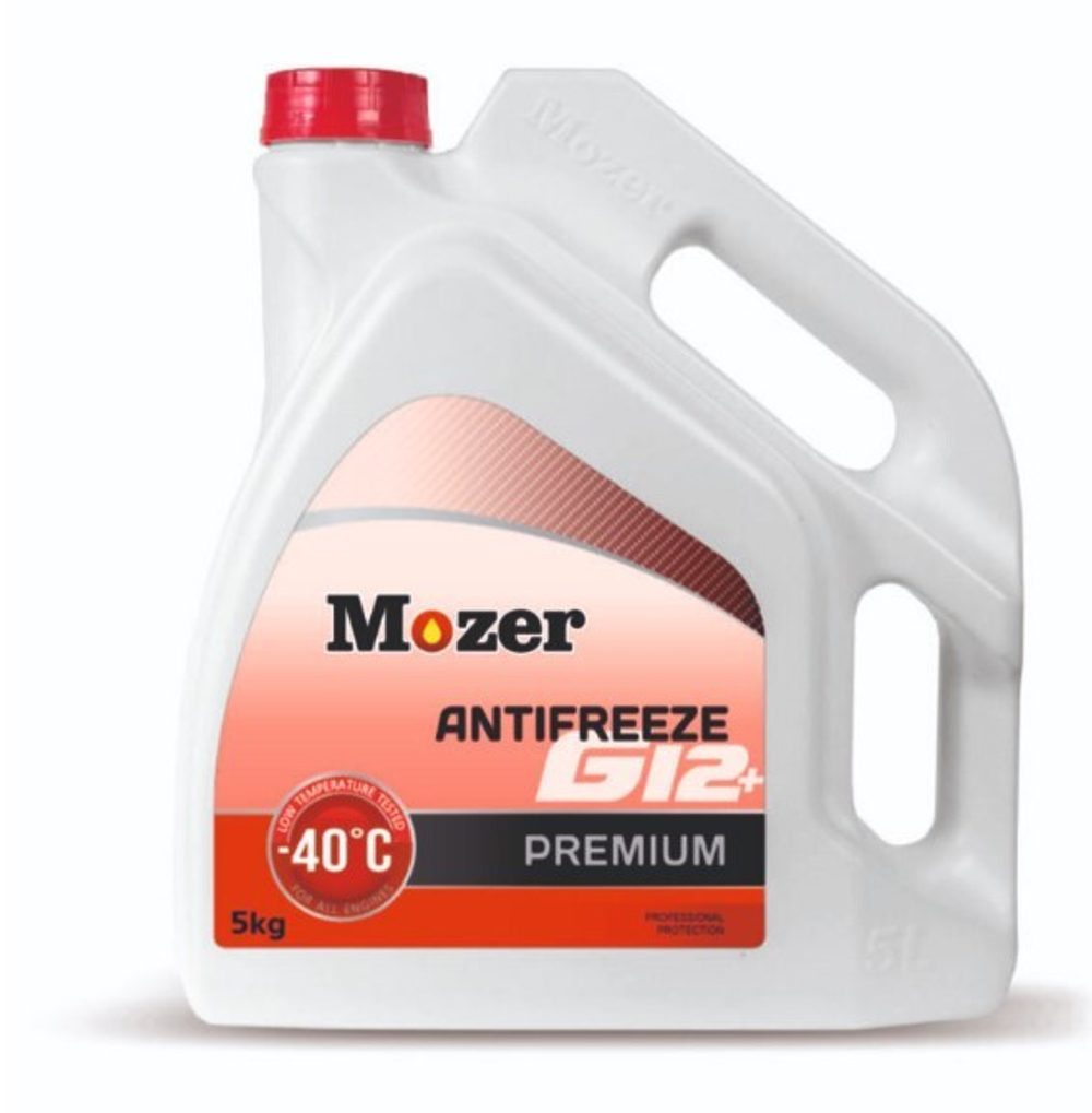 Антифриз MOZER Premium красный G12+ 10 кг