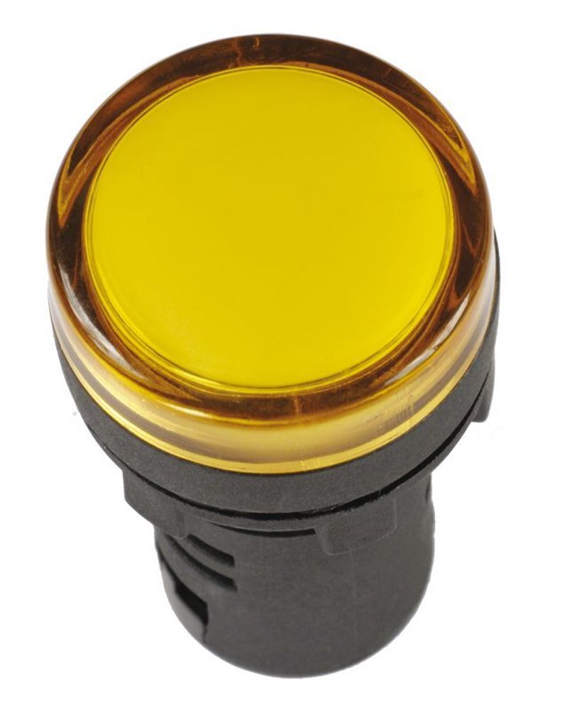 Лампа AD16DS(LED)матрица d=16мм желтый 24В AC/DC IEK
