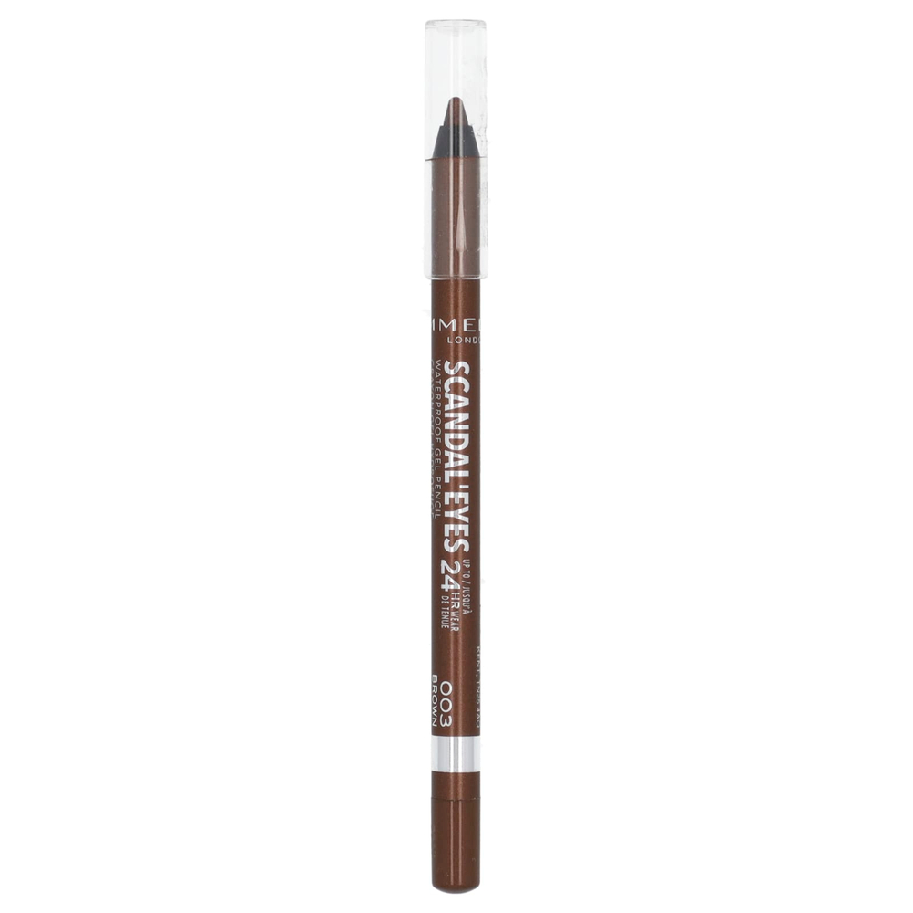 Rimmel London, Skindaleyes, водостойкий гель-карандаш, 003 коричневый, 1,3 г (0,04 унции)