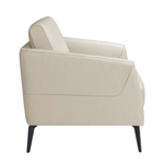 Кресло Angel Cerda 5094/KF-A051-M5652 кожаное с черными стальными ножками