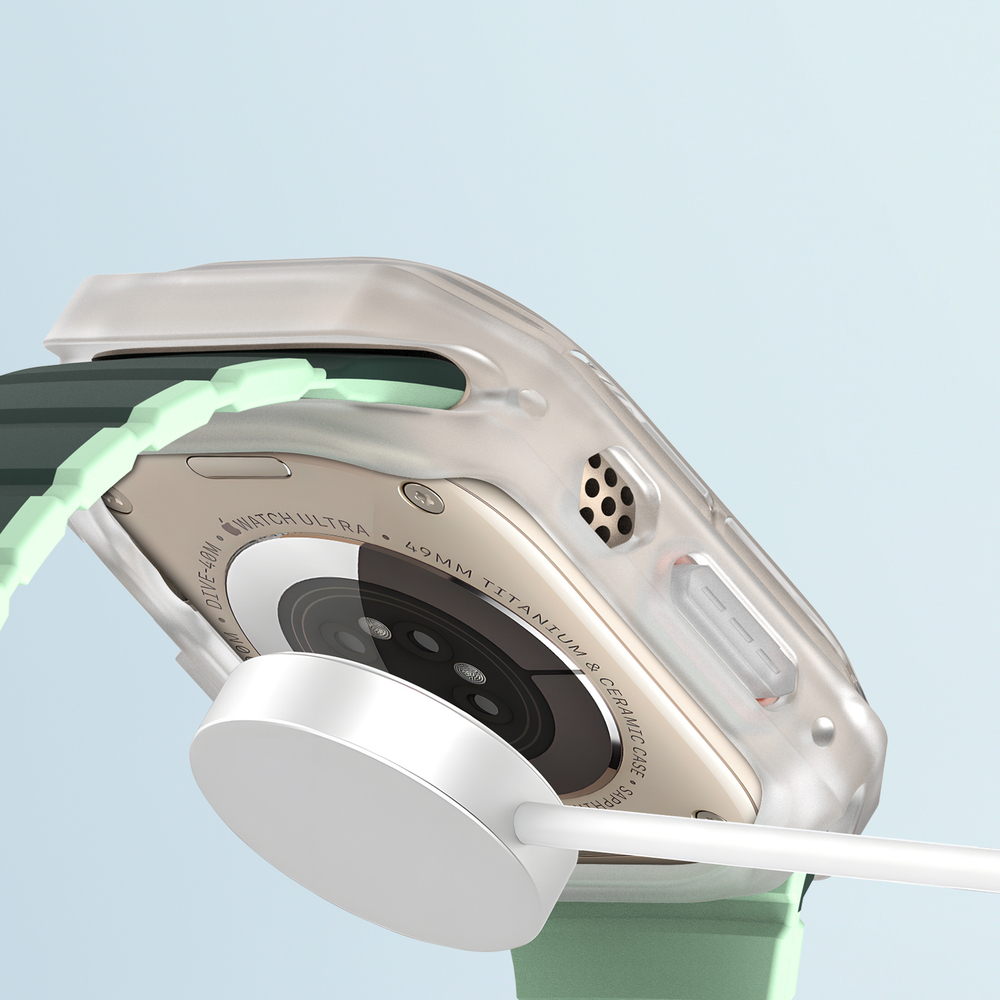Чехол-бампер прозрачный от Dux Ducis для часов Apple Watch Ultra 1 и 2, 49мм, Tamo Series Case