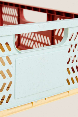 ZARA HOME СКЛАДНАЯ КОРОБКА, ЦВЕТ КОЖИ