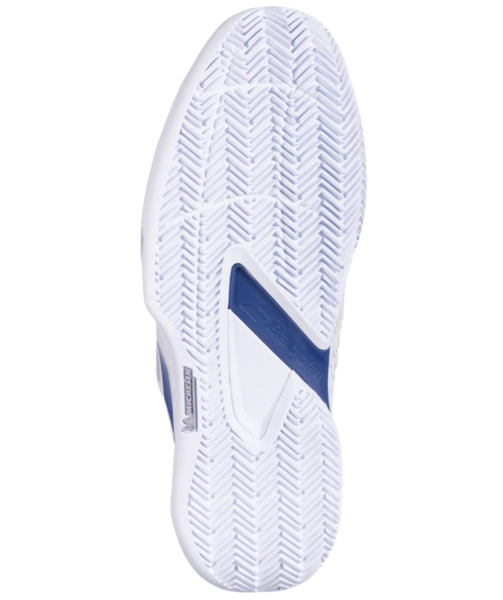 Мужские теннисные кроссовки Babolat Propulse Fury 3 Clay - white/dark blue
