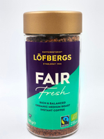 Кофе растворимый Lоfbergs Fair Fresh, арабика, средняя обжарка, в стеклянной банке, 100 г